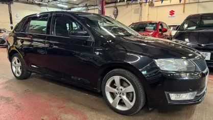 Used Skoda Rapid SE 105 HP (77 kW) 2015 Black Hatchback