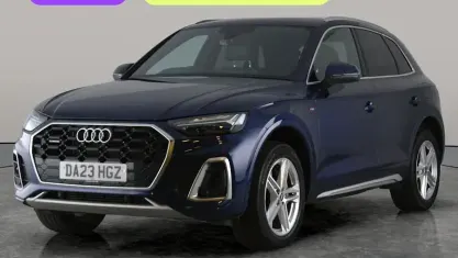 Begagnad Audi Q5 S-Line 299 HK (219 kW) 2023 Blå SUV