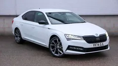 White Used 2024 Skoda Superb SportlinePlus Hatchback | £25,810 (Fair price)