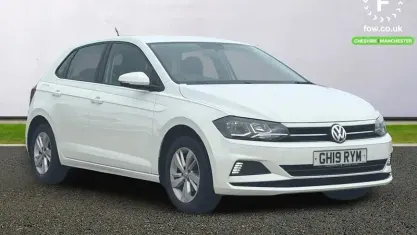 Käytetty VW Polo SE 95 HP (69 kW) 2019 Valkoinen Viistoperä