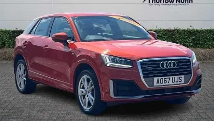 Used Audi Q2 S-Line 150 HP (110 kW) 2017 Orange SUV