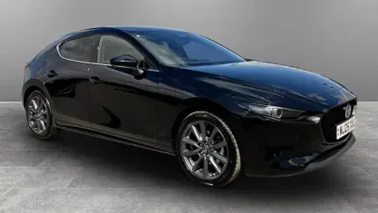 Used Mazda 3 Exclusive-Line 140 HP (102 kW) 2025 Black Hatchback