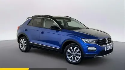 Used VW T-Roc Design 116 HP (85 kW) 2019 Blue SUV