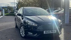 Black Used 2015 Ford Focus Titanium Hatchback | £5,790 (Fair price)