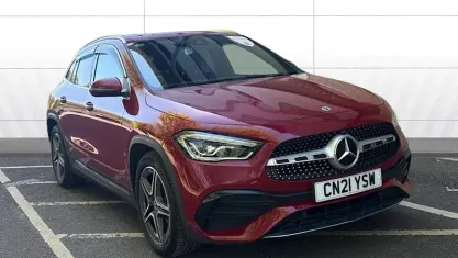 Used Mercedes GLA200 AMG line 163 HP (119 kW) 2021 Red SUV