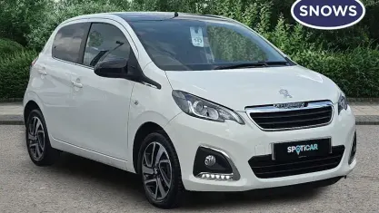 Used Peugeot 108 Allure 72 HP (52 kW) 2020 White Hatchback