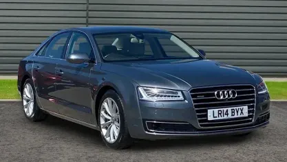 Begagnad Audi A8 Comfort 258 HK (189 kW) 2014 Grå Sedan