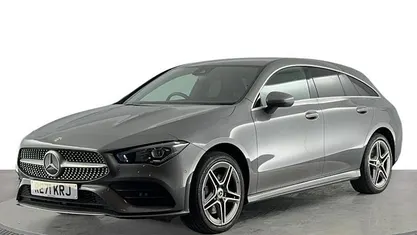Used Mercedes CLA250e Shooting Brake AMG Line Premium 218 HP (160 kW) 2021 Grey Estate
