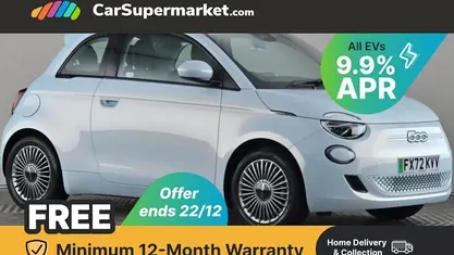 Blue Used 2022 Fiat 500e Icon Hatchback | £12,197 (Fair price)