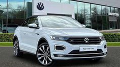 Pure white Used 2021 VW T-Roc Cabriolet R-line Cabriolet | £21,491 (Fair price)