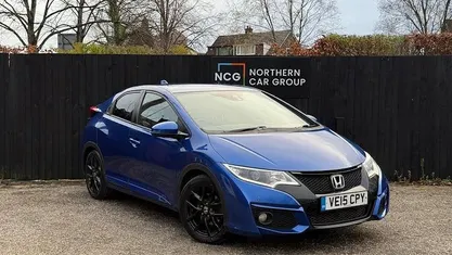 Blue Used 2015 Honda Civic Sport Hatchback | £6,395 (Fair price)