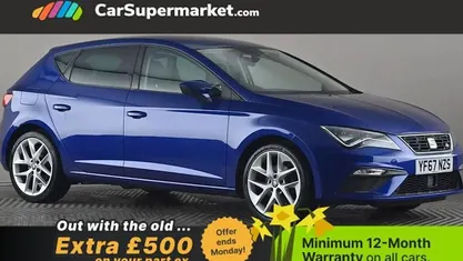 Used Seat Leon FR 125 HP (91 kW) 2017 Blue Hatchback