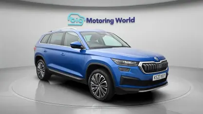 Used Skoda Kodiaq SE L Executive 150 HP (110 kW) 2023 Blue SUV