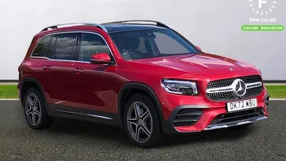 Used Mercedes GLB200 AMG Line Premium Plus 163 HP (119 kW) 2022 Red SUV
