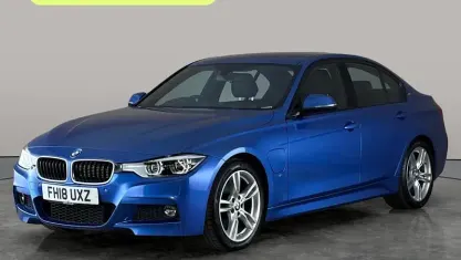 Used BMW 330e M Sport 252 HP (185 kW) 2018 Blue Sedan