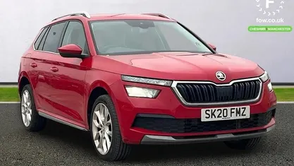 Used Skoda Kamiq SE L 150 HP (110 kW) 2020 Red SUV