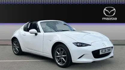 New Mazda MX5 Exclusive-Line 132 HP (97 kW) 2026 Arctic white  solid Cabriolet