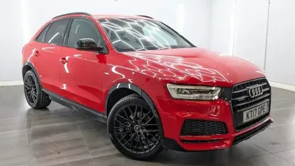 Used Audi Q3 Black Edition 184 HP (135 kW) 2017 Red SUV