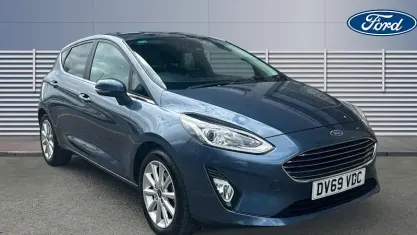 Used Ford Fiesta Titanium 125 HP (91 kW) 2019 Blue Hatchback