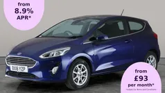 Blue Used 2018 Ford Fiesta Zetec Hatchback | £6,819 (Fair price)