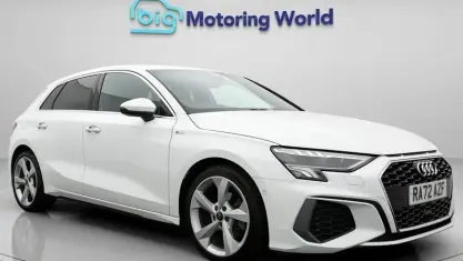 Begagnad Audi A3 Sportback S-Line 110 HK (80 kW) 2023 Vit Halvkombi