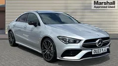 Silver Used 2023 Mercedes CLA35 AMG Premium Coupe | £34,935 (Fair price)