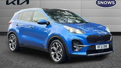 Blue Used 2021 Kia Sportage GT-Line S SUV | £19,995 (Good price)