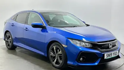 Used Honda Civic EX 126 HP (92 kW) 2019 Blue Hatchback