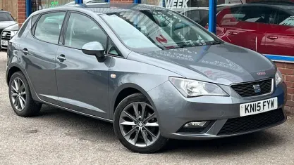 Usado Seat Ibiza I-Tech 105 CV (77 kW) 2015 Gris Utilitario