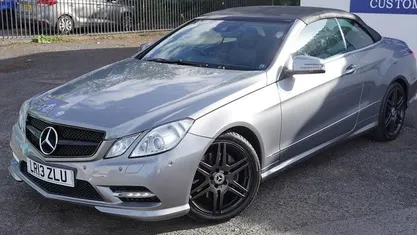 Used Mercedes E220 170 HP (125 kW) 2013 Silver Cabriolet