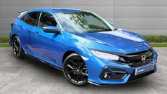 Brilliant sporty blue Used 2021 Honda Civic Sport Hatchback | £17,950 (Fair price)