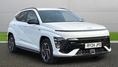 Gebraucht Hyundai Kona N Line 141 PS (103 kW) 2024 Weiß SUV