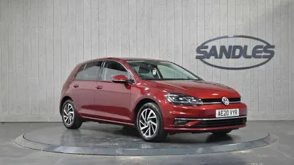 Used VW Golf VII Edition 150 HP (110 kW) 2020 Red Hatchback