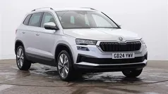 Brilliant silver metallic Used 2024 Skoda Karoq SE L SUV | £21,200 (Fair price)