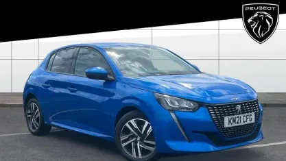 Używany Peugeot 208 Allure 102 KM (75 kW) 2021 Niebieski Hatchback