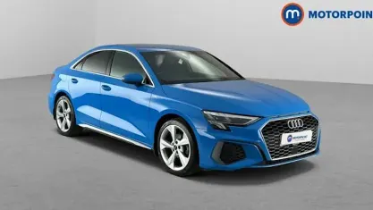 Used Audi A3 S-Line 110 HP (80 kW) 2023 Blue Sedan