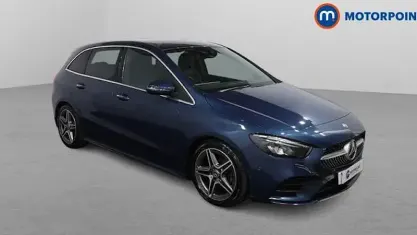 Used Mercedes B180 AMG line 136 HP (100 kW) 2020 Blue Hatchback