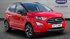 Red Used 2020 Ford Ecosport ST-Line SUV | £12,499 (Fair price)
