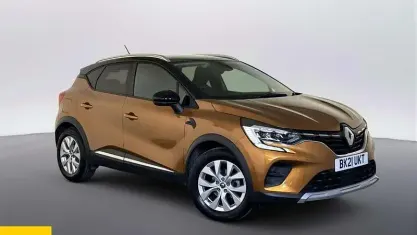 Used Renault Captur Iconic 131 HP (96 kW) 2021 Orange/black SUV