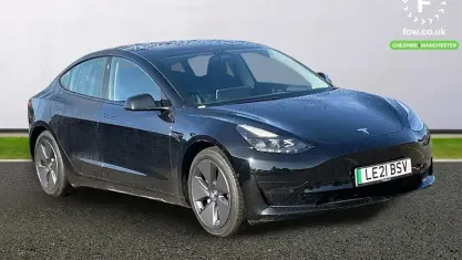 Used Tesla Model 3 Standard Range 180 kW (245 HP) 2021 Black Sedan