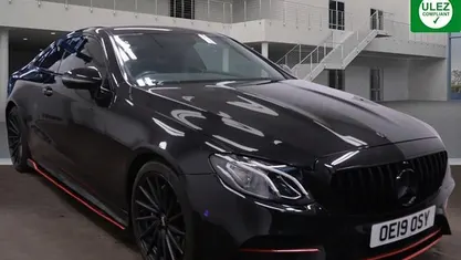 Used Mercedes E220 AMG line 194 HP (142 kW) 2019 Black Coupe