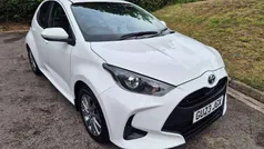 White Used 2023 Toyota Yaris Hybrid Hatchback | £17,300 (Fair price)