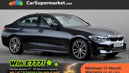 Used BMW 320 Sport Line 184 HP (135 kW) 2020 Black Sedan