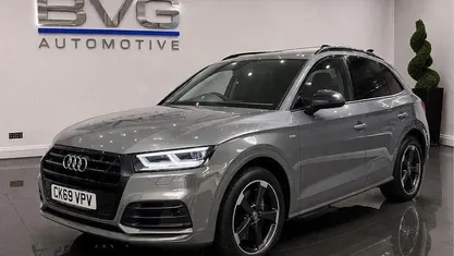 Used Audi Q5 Black Edition 245 HP (180 kW) 2019 Grey SUV