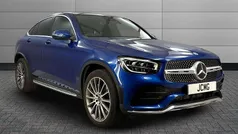 Blue Used 2022 Mercedes GLC300e AMG Line Premium Coupe | £39,950 (Fair price)