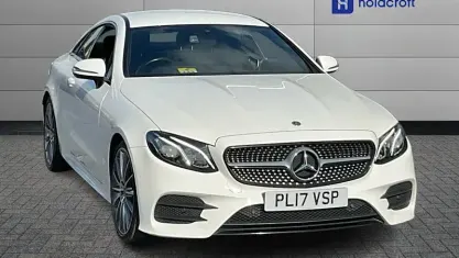 Used Mercedes E220 AMG line 194 HP (142 kW) 2017 White Coupe