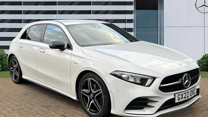 Used Mercedes A180 Executive 136 HP (100 kW) 2022 White Hatchback