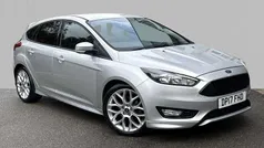 Silver Used 2017 Ford Focus ST-Line Hatchback | £5,270 (Fair price)