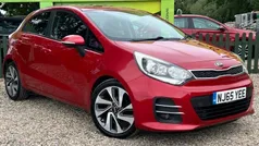 Red Used 2015 Kia Rio 4 Hatchback | £5,175 (Fair price)