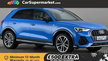 Blue Used 2022 Audi Q3 Black Edition SUV | £23,697 (Fair price)